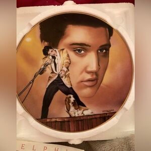 Elvis Presley collectible plate